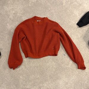 Women's Dark Orange Sweater